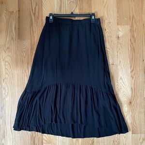 Gap Black Ruffle Skirt